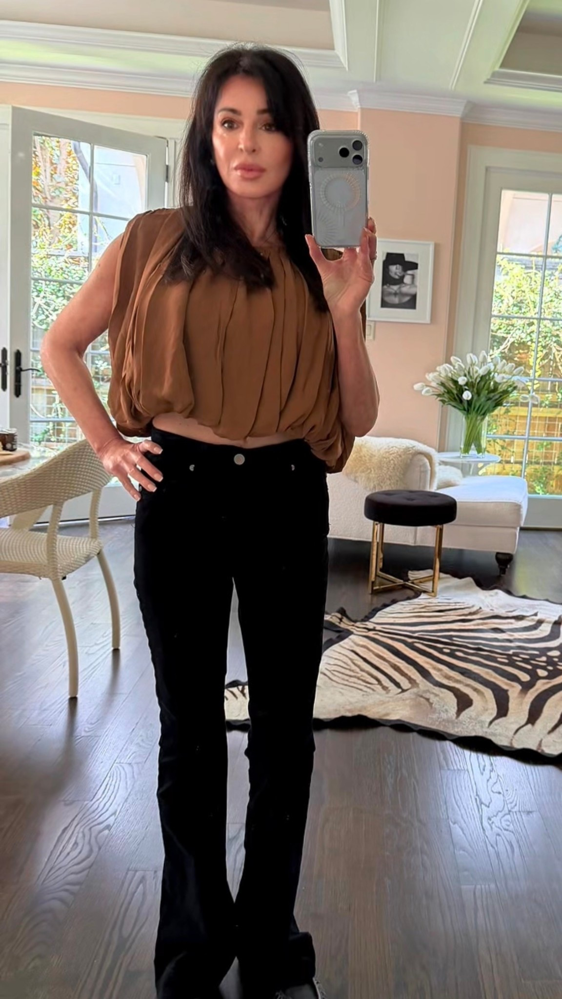 New favorite top. The matching skirt would take this from casual to cocktail. My top size small and velvet jeans size 25.
Under shop similar products I found a good dupe from Saks for $91.00

#LTKOver40 #LTKSaleAlert #LTKootd
