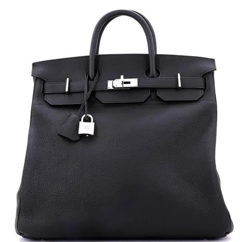 Pre-Owned Hermes HAC Birkin Bag Black Togo with Palladium Hardware 40 in Noir at Nordstrom, Size Large | Nordstrom