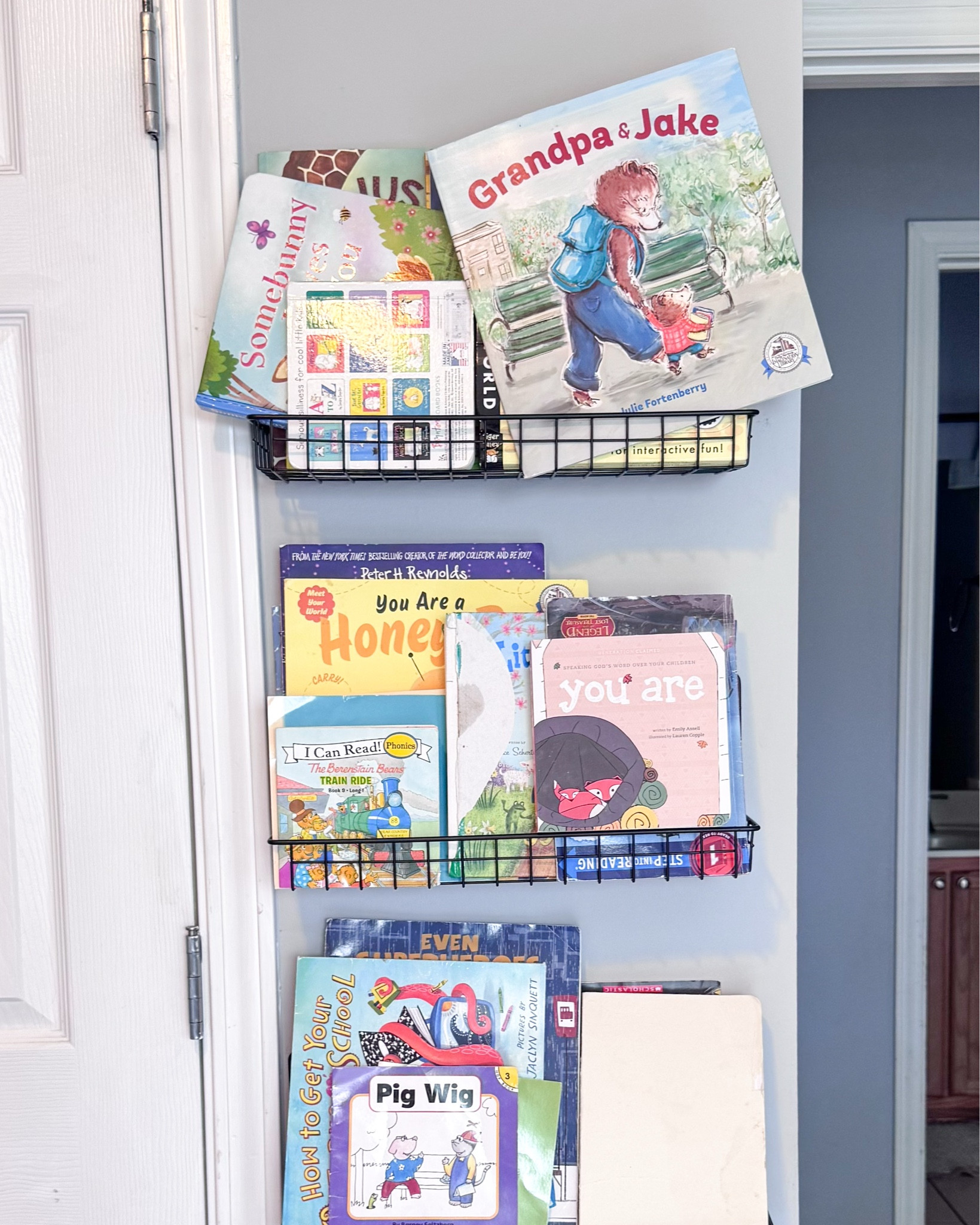 The best wire book shelves we bought for both boy rooms! They hold a lot of books and are great for space saving. Lack comes with 6! #homedecor 

#LTKmomlife #LTKHome