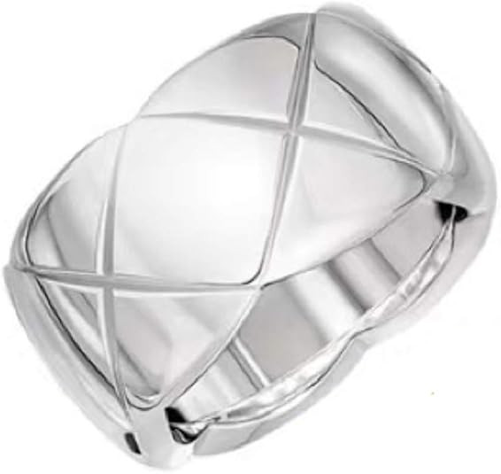 Gold Ring 18k Gold Rings for Women, Wide Gold Silver Band, Stacking Rings, Gold Wedding Band Mini... | Amazon (US)