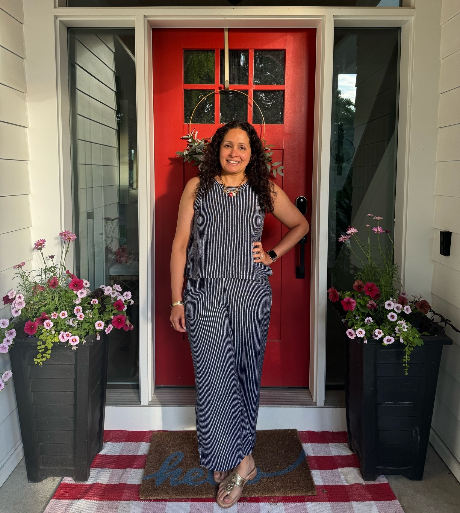 Is it giving New England?
At my friends seafood boil today in her very NE themed home. 
This outfit is the perfect mix of cute and comfy! Bonus is that it’s 50% off! Wear it as a set or as separates!

#LTKOver40 #LTKmomlife #LTKSaleAlert
