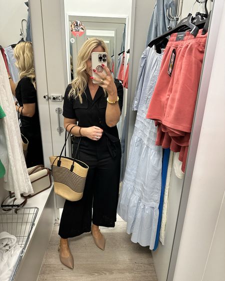 Linen jumpsuit
Wearing a uk size 8. 
It stretches so if you’re in-between sizes go down a size rather than up.
My shoes are old H&M but I’ve linked some similar below. 

#LTKuk #LTKstyletip #LTKsummer