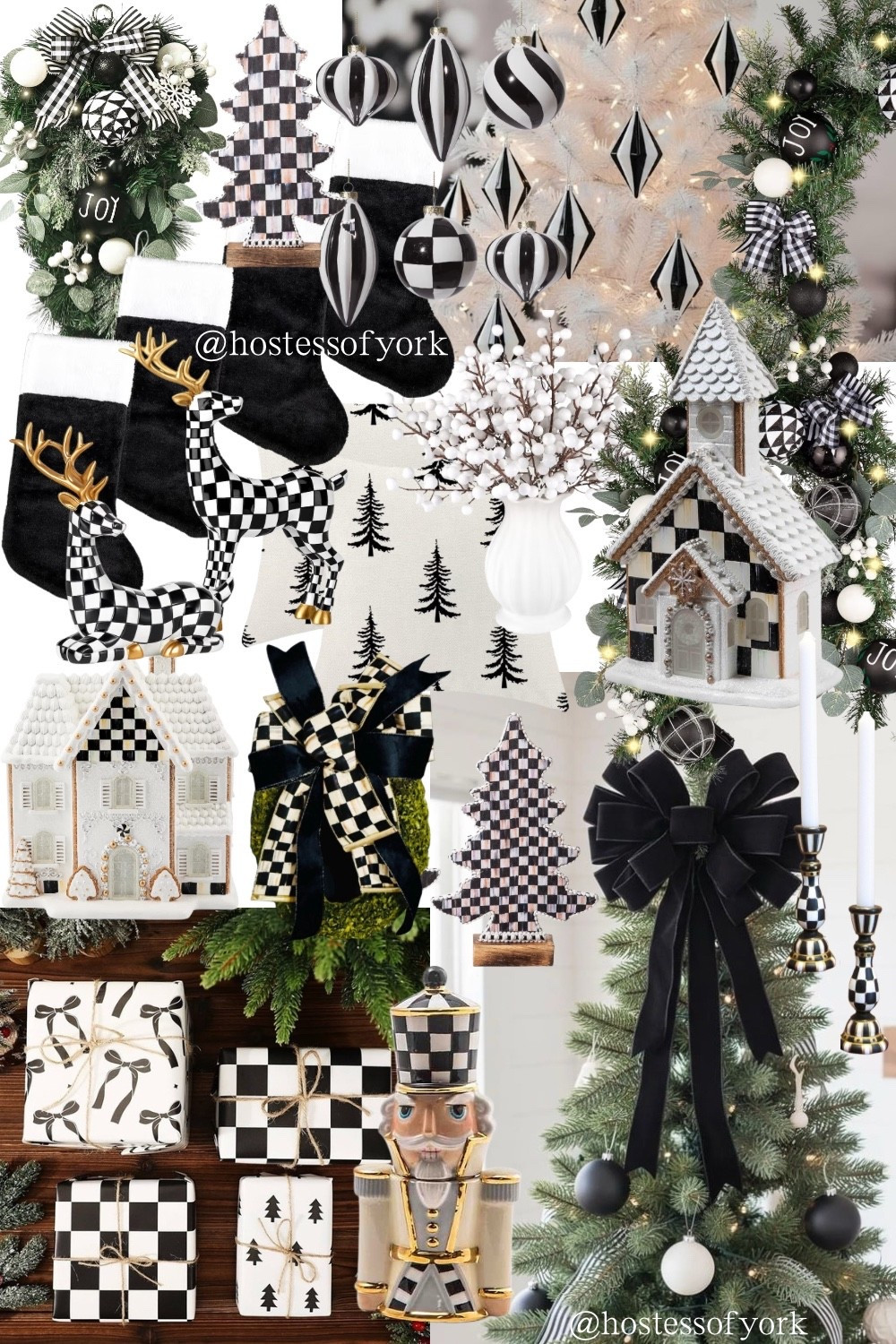 Black and White Christmas home decor! All the decorations you need to get that McKenzie Child aesthetic!

#christmas #decor #decorations #classic #luxury #unique #holidays #christmas #hosting #party #gifts 

#LTKGiftGuide #LTKHoliday #LTKHome
