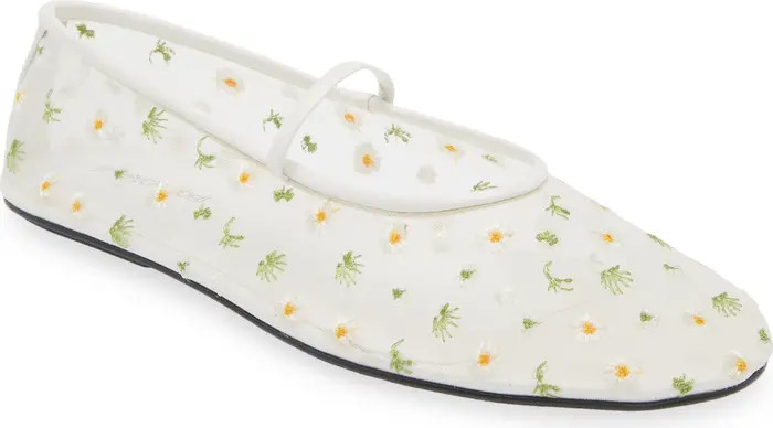 Dancer Embroidered Mary Jane Flat (Women) | Nordstrom