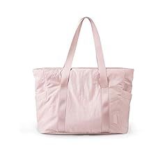 BAGSMART Women Tote Bag Large Shoulder Bag Top Handle Handbag with Yoga Mat Buckle for Gym, Work, Sc | Amazon (US)