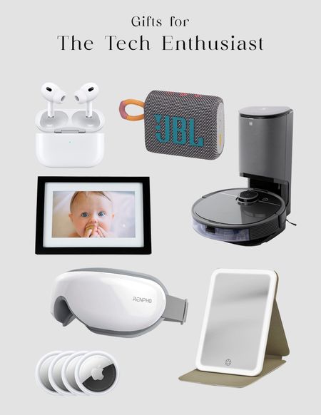 A gift guide for someone who loves technology! Everything from AirPods, to a wireless mop to a VR headset! 

#LTKfamily #LTKFind #LTKGiftGuide
