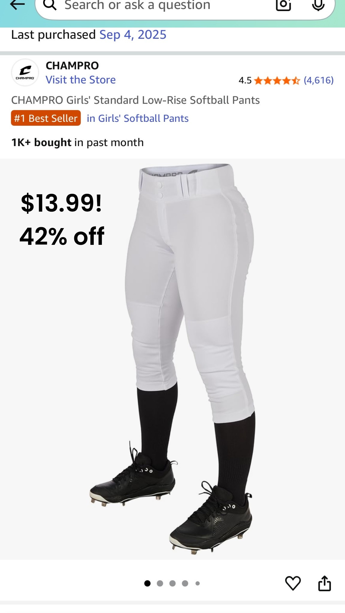 I don’t know who needs to hear this, but sometimes you just gotta toss those white softball pants and buy new ones. Especially at this price.



#LTKSaleAlert #LTKActive #LTKFamily