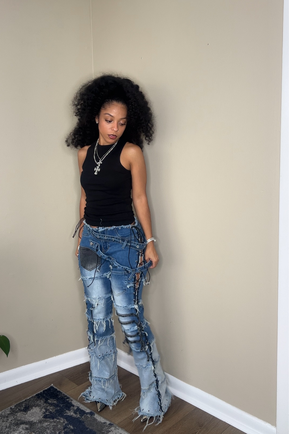 Top: size S; Pant: size 0 
(True to size) 

#LTKStyleTip #LTKSaleAlert #LTKSeasonal