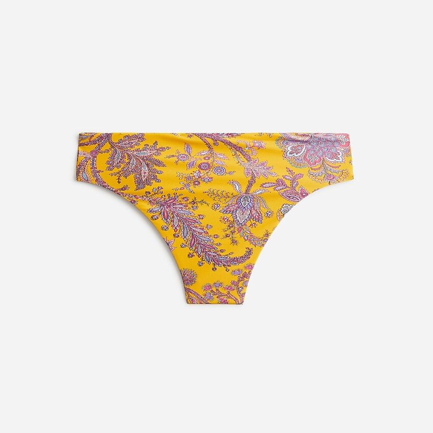 High-rise bikini bottom in Ratti® golden paisley | J.Crew US