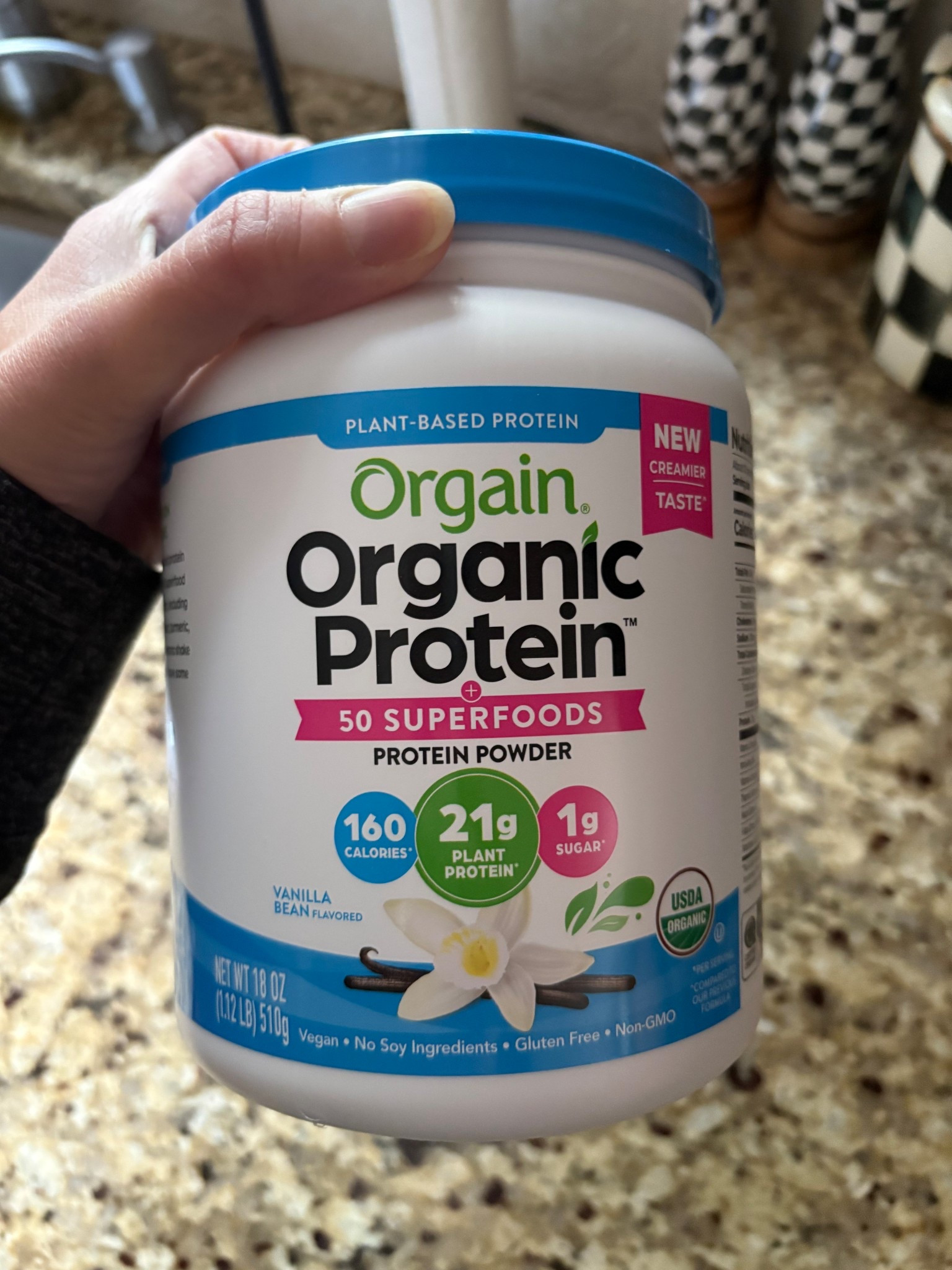 My go-to protein powder for smoothies!!💚🩵 

#LTKOver40 #LTKFindsUnder50 #LTKBeauty