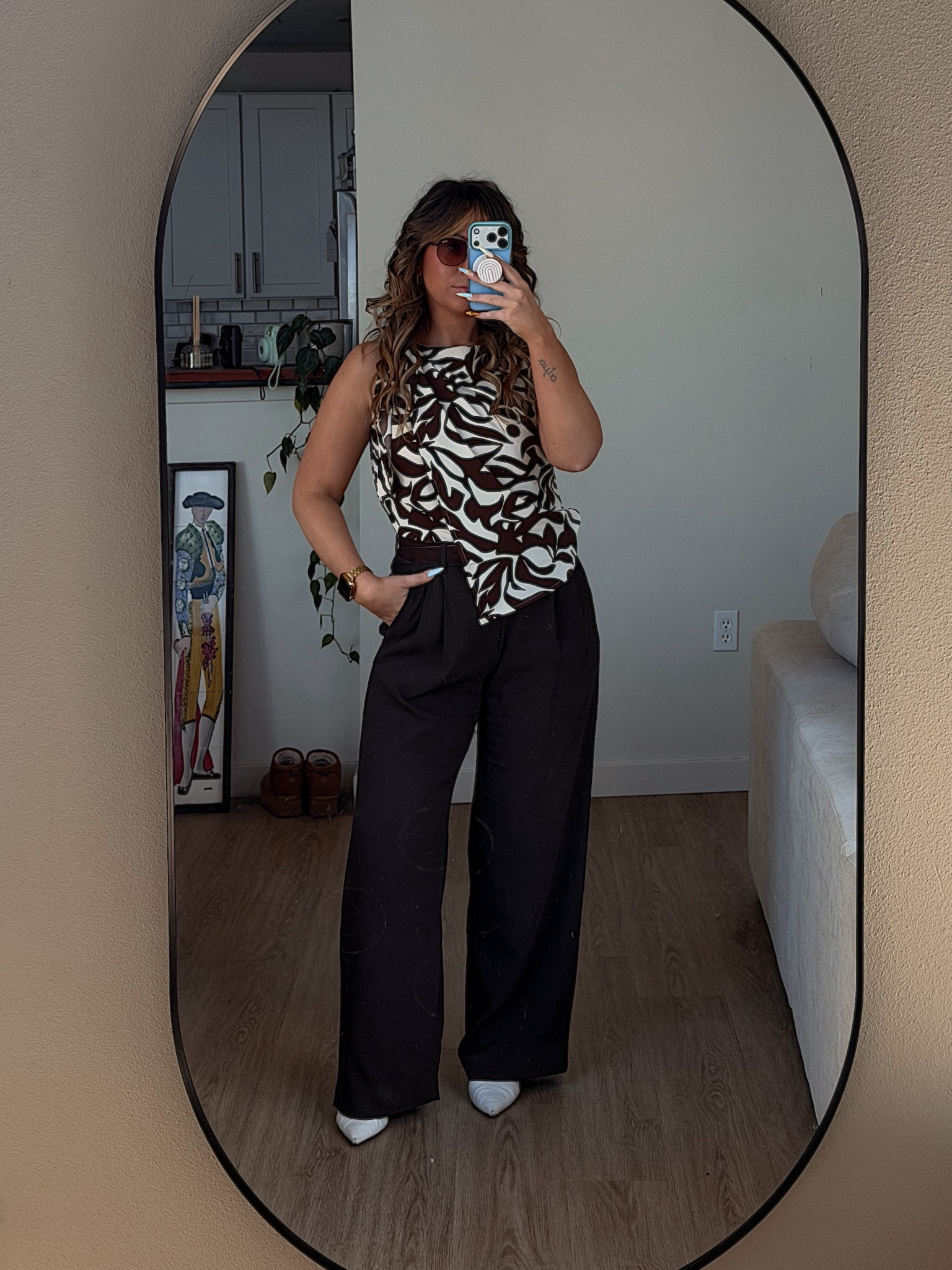 top - abercrombie
pants - gap
belt - amazon
heels - naturalizer 

#LTKootd #LTKWorkwear