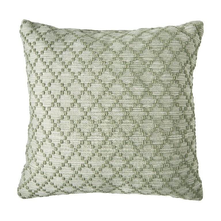 Better Homes & Gardens 20" x 20" Earl Outdoor Toss Pillow by Dave & Jenny Marrs, Sage | Walmart (US)