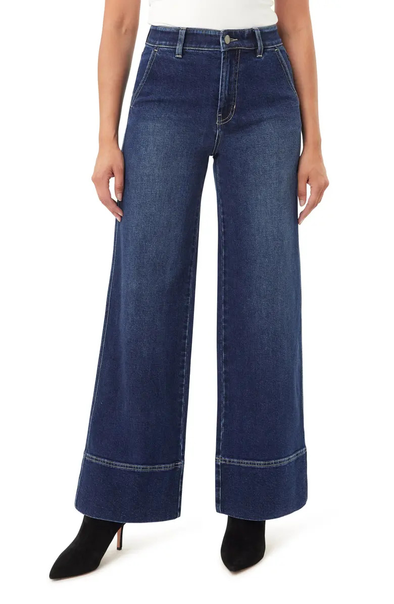CURVE APPEAL Night in London 31-Inch Wide Leg Trouser Jeans | Nordstromrack | Nordstrom Rack