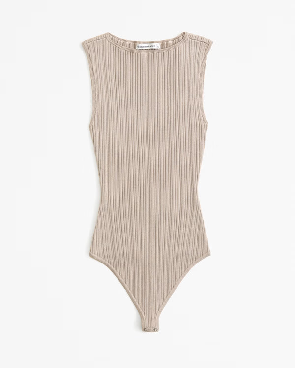 Glossy Slash Bodysuit | Abercrombie & Fitch (US)