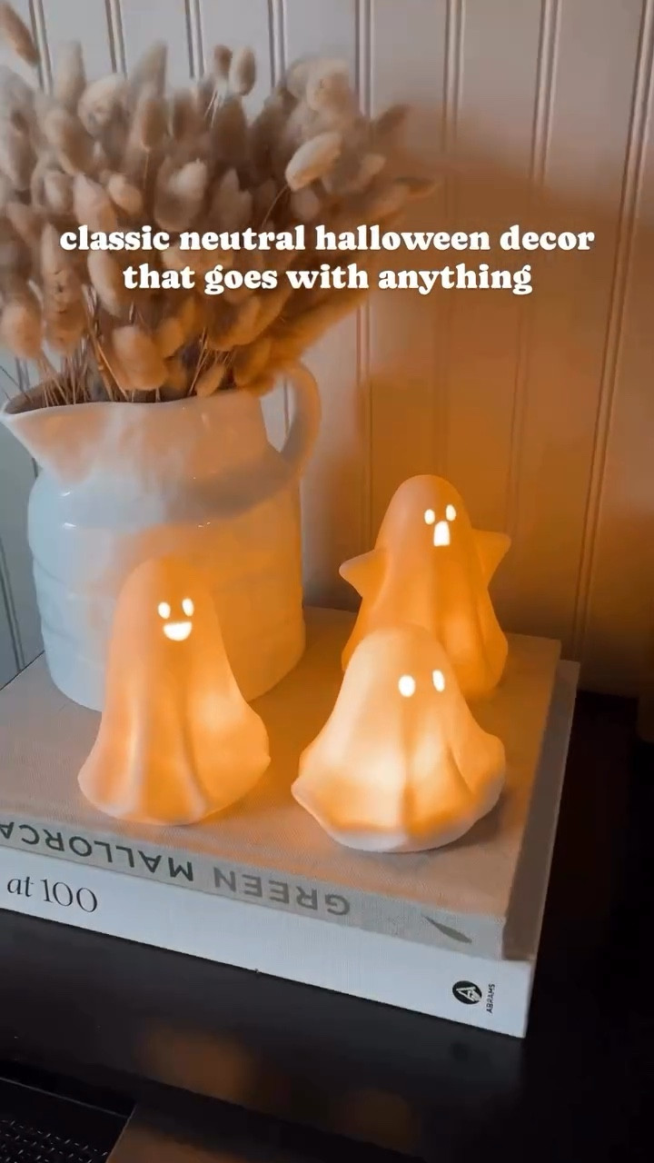 The perfect neutral Halloween item to decorate with year after year! The light up feature brings such a warm coziness to your home!

#LTKSaleAlert #LTKFindsUnder50 #LTKSeasonal