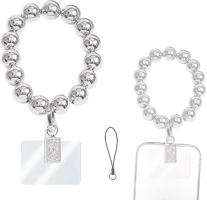 Luckyvestir Phone Wrist Strap, Beaded Phone Lanyard Wrist Strap Y2k Phone Charm Aesthetic with Ph... | Amazon (US)