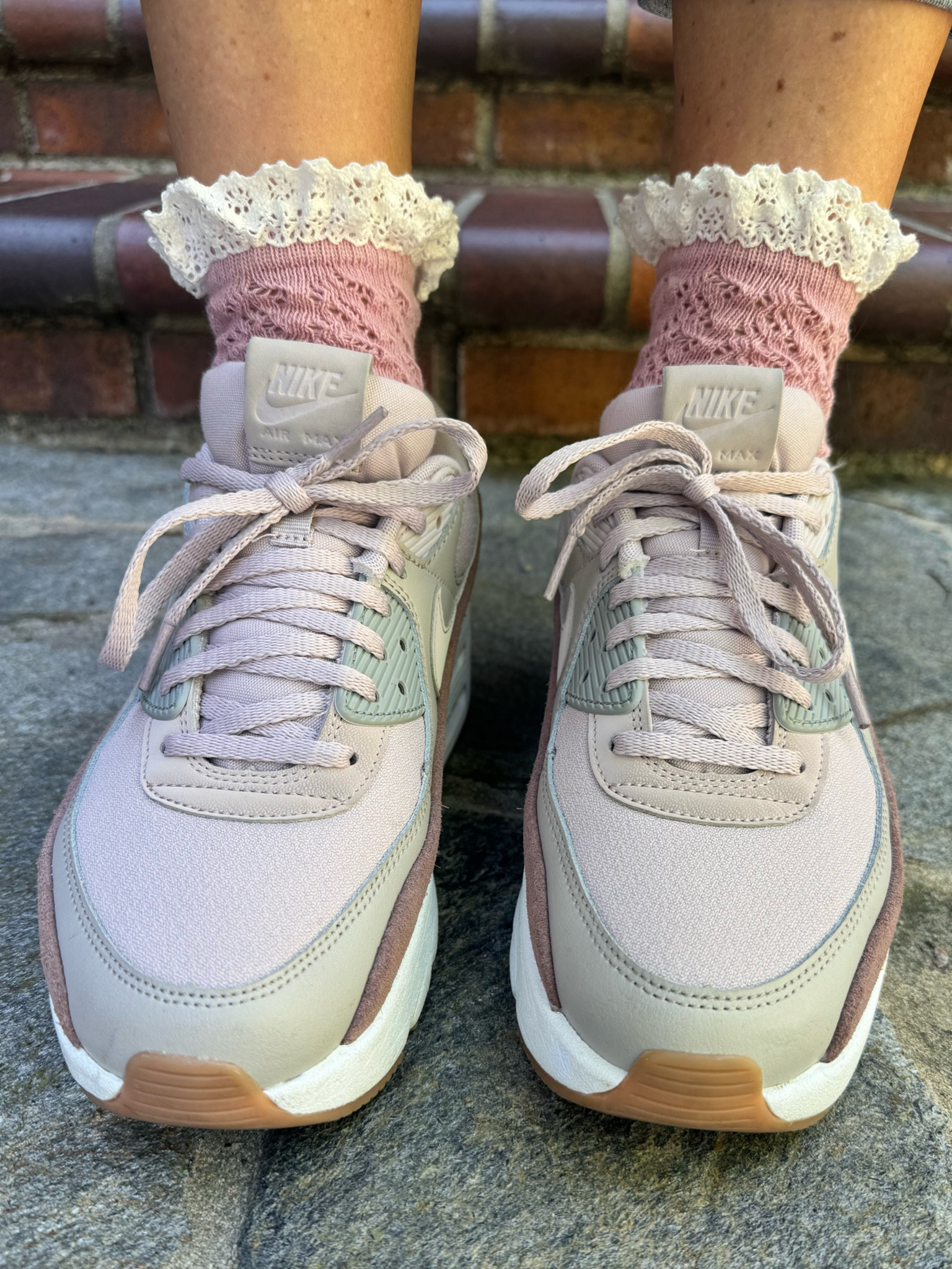 I’ve always loved SOCKS! I think it’s an inexpensive fun way to add your personality and a bit of flair to any outfit! I’ve paired these sweet-girly socks with the new platform #nike AirMax shoes. 

#LTKstyletip #LTKsalealert #LTKshoecrush
