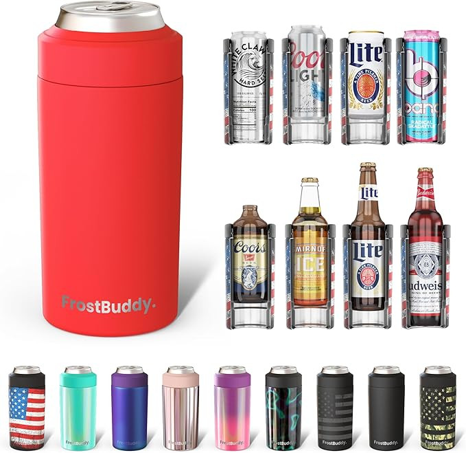 Frost Buddy Universal Buddy Can Cooler - Fits All - For Regular 12 & 16 oz or Slim-Size Bottles -... | Amazon (US)