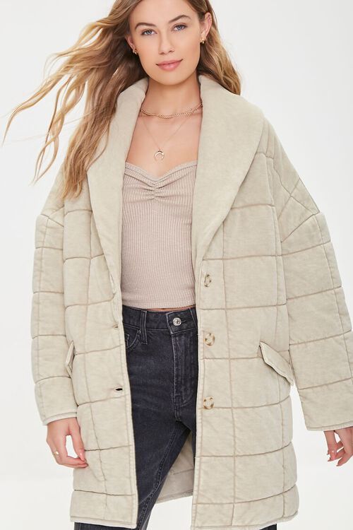 Quilted Longline Jacket | Forever 21 (US)