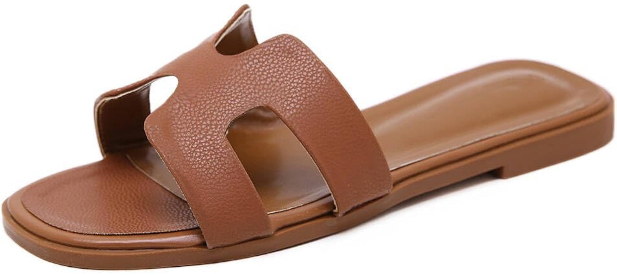 Womens Sandals H-Band Slides Flat Sandals for Women Summer Sandals | Amazon (US)