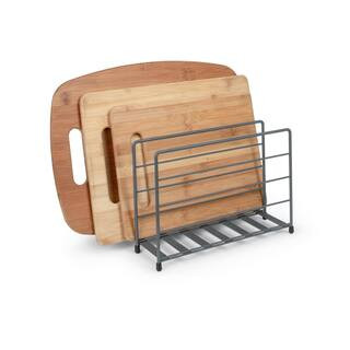 Spectrum Kitchen Cabinet Bakeware and Cutting Board Organizer A78076 - The Home Depot | The Home Depot