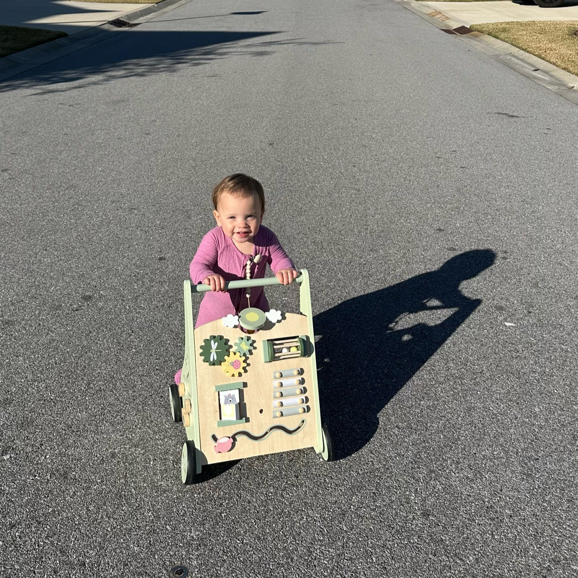 Birdie’s baby walker is a major hit ⭐️ linked a few that we loved including this one that we ended up going with! #baby #babywalker #babygifts #11months #walker #giftsforbaby #babygirl 

#LTKfamily #LTKbaby #LTKfindsunder100