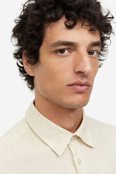Regular Fit Linen-blend Shirt | H&M (US)