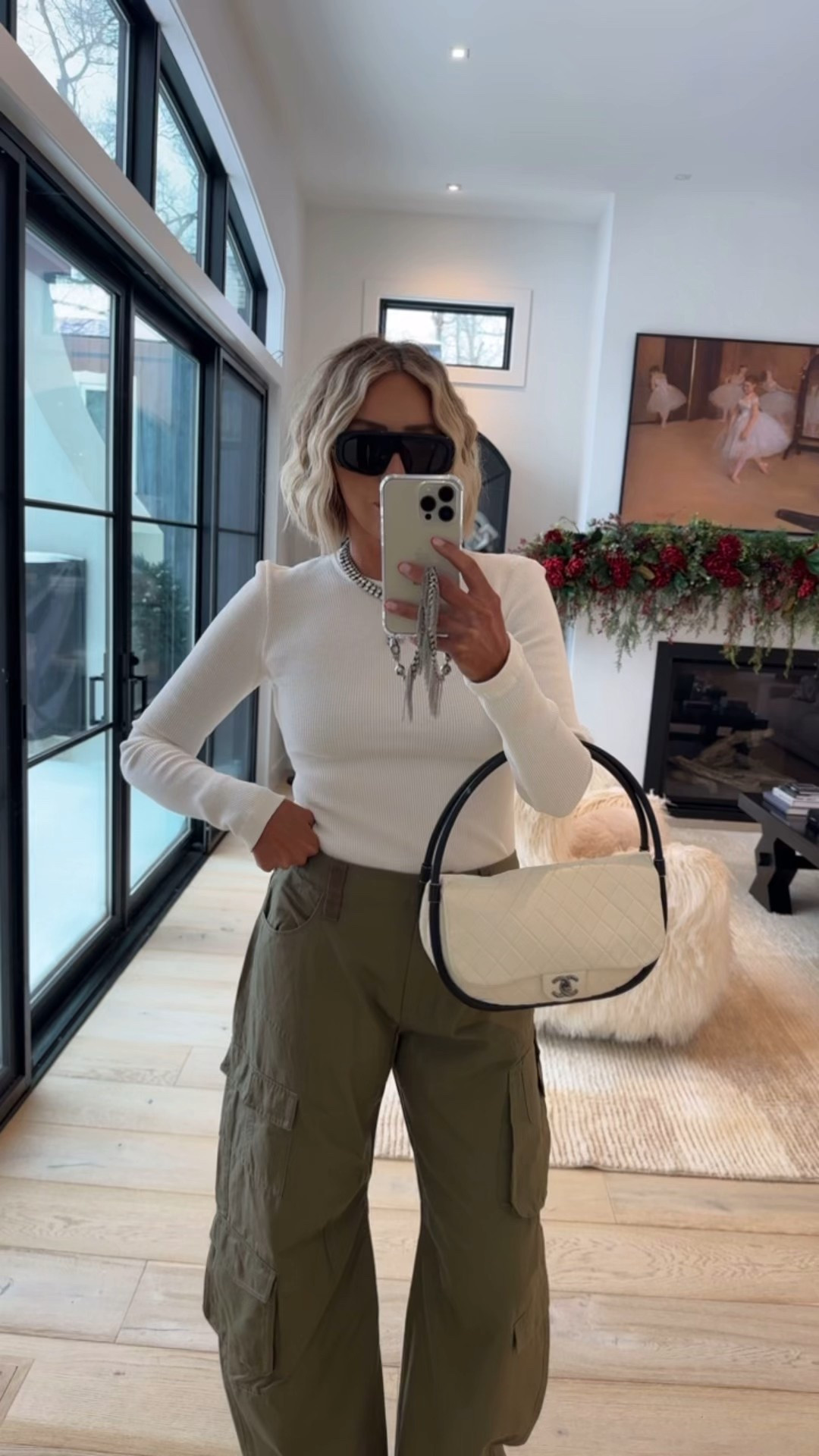 These pants are so cool 🤌 wearing a small for reference and a medium in top 