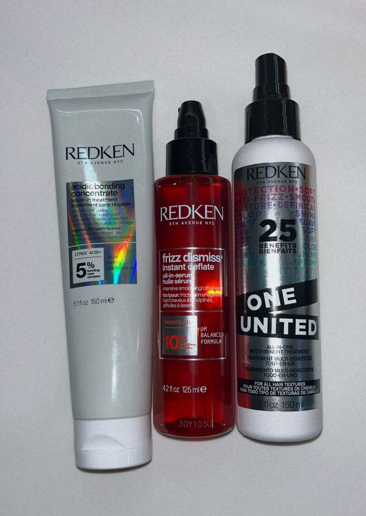 If your hair struggles with frizz, breakage, or dryness, this trio is a GAME-CHANGER 🔥
✨ Redken Acidic Bonding
✨ Frizz Dismiss
✨ One United (25 benefits in ONE bottle)

These are my go-to for smoother, stronger, healthier hair — and YES, I linked the exact products for you in my LTK + Amazon Storefront 🤍
Save your hair before your next wash day 👏
Redken #HairCareRoutine #AmazonFinds #AmazonStorefront #LTKBeauty #HairMustHaves #HealthyHairJourney #FrizzFreeHair #SalonHairAtHome #BeautyFavorites #ShopMyLinks