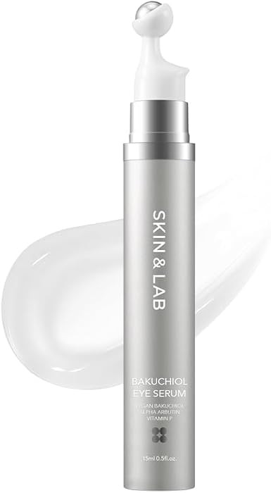 [SKIN&LAB] Bakuchiol Eye Serum with Caffeine, Roll-on Korean Under Eye Serum, Anti-Aging Wrinkle ... | Amazon (US)