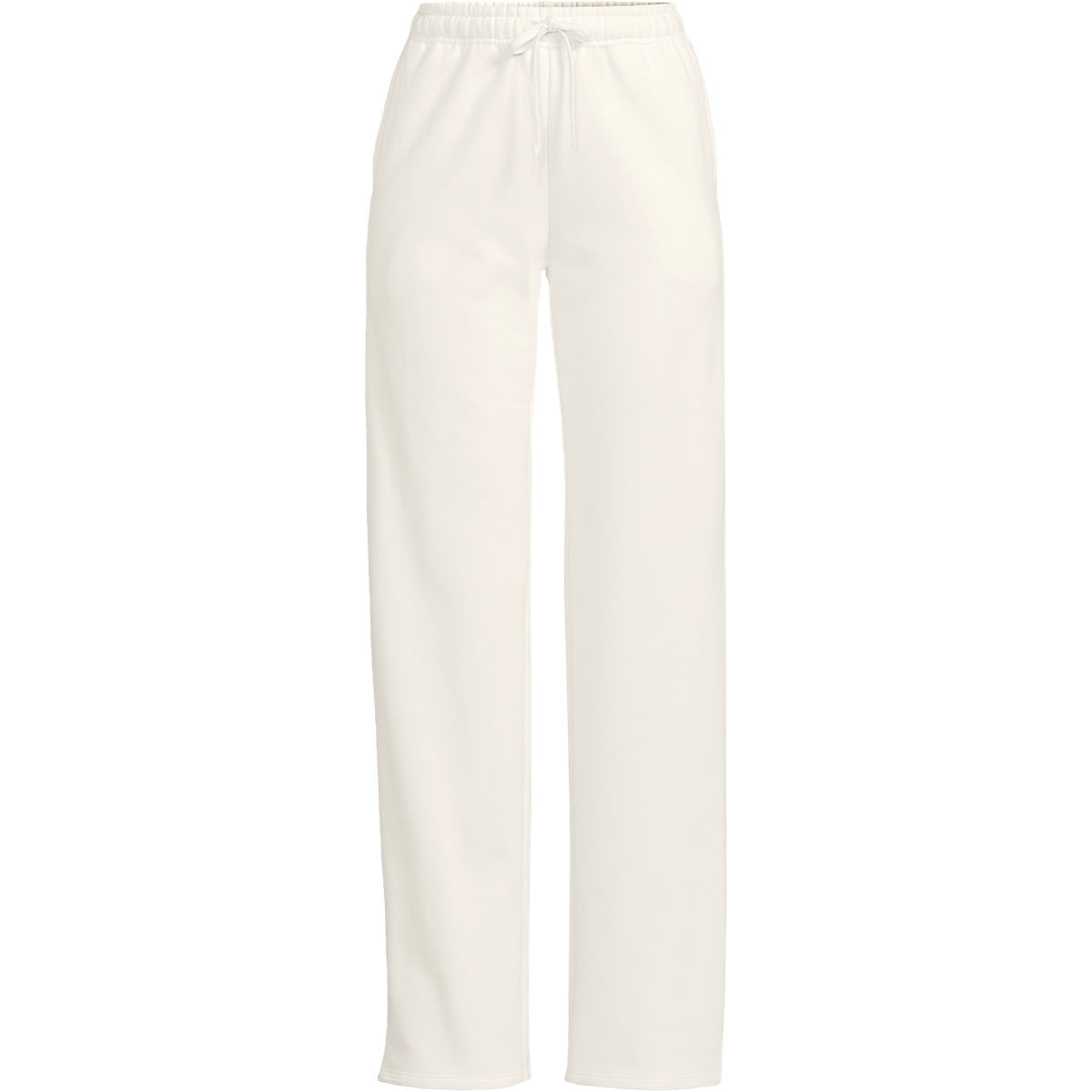 Women's Serious Sweats High Rise Relaxed Straight Leg Pants - Set Bottom | Lands' End (US)