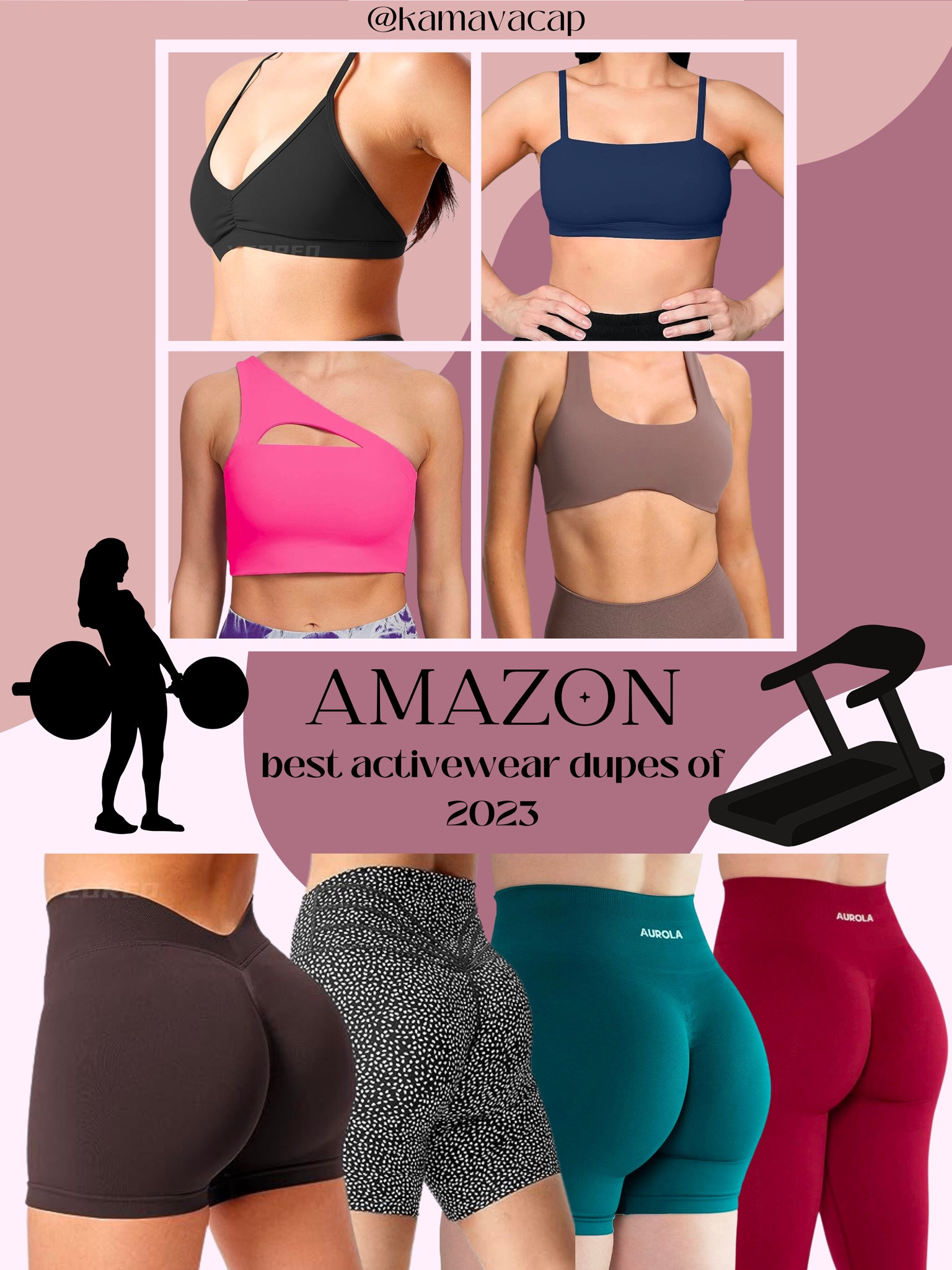 BuffBunny Compression Sports Bras for Women