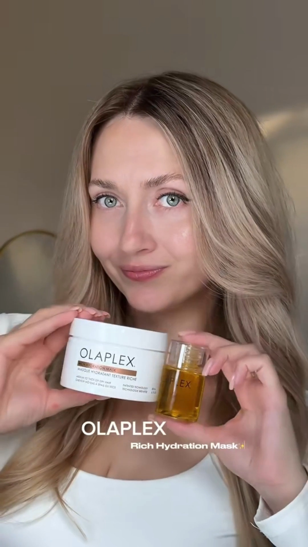One application goes a long way (up to 5 washes!). Olaplex Rich Hydration Mask is absolutely worth the price.