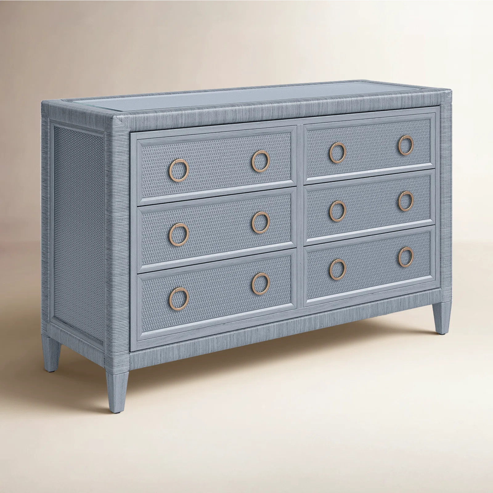 Sabal Bay 6-Drawer Wicker Dresser | Perigold