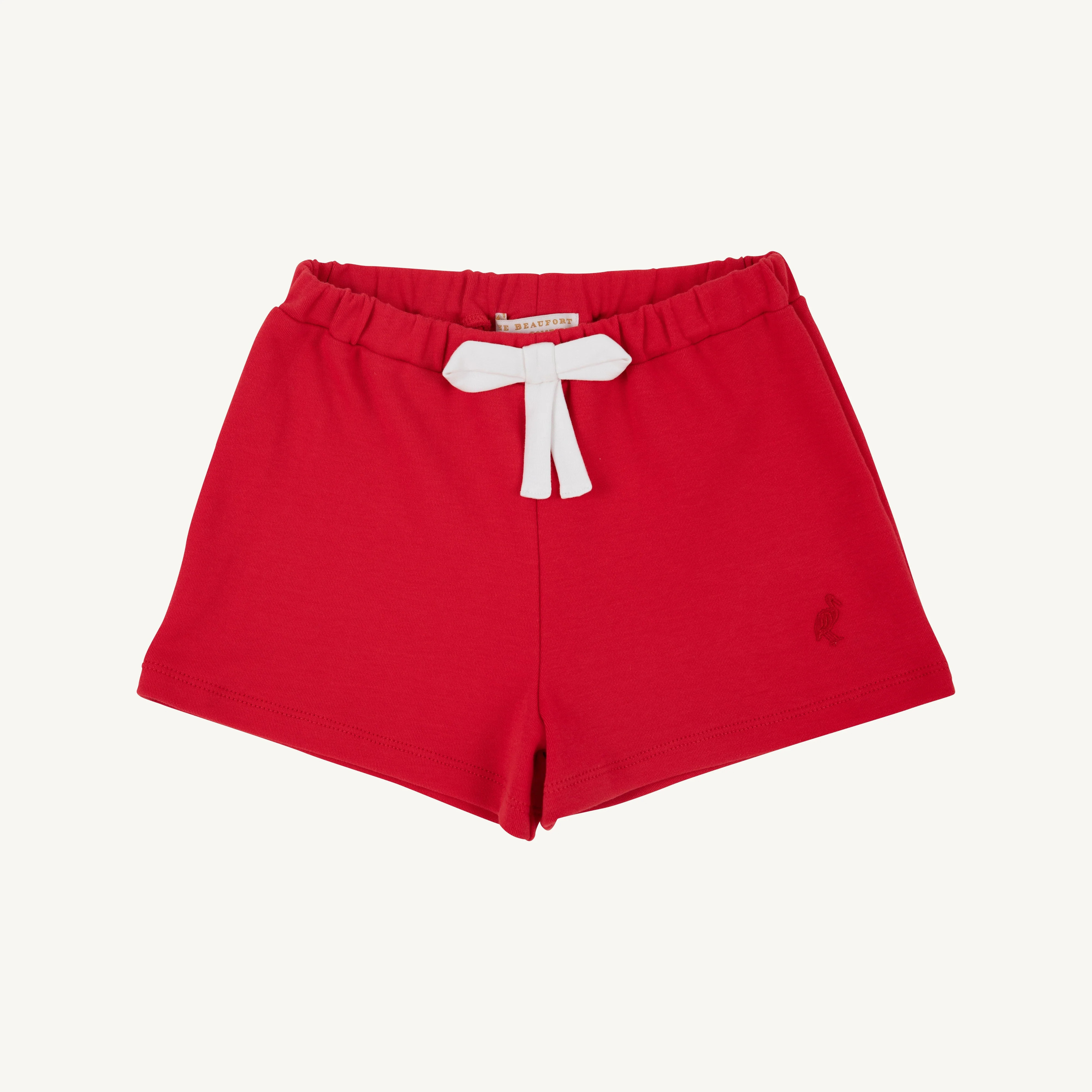 Shipley Shorts - Richmond Red with Worth Avenue White Stork | The Beaufort Bonnet Company