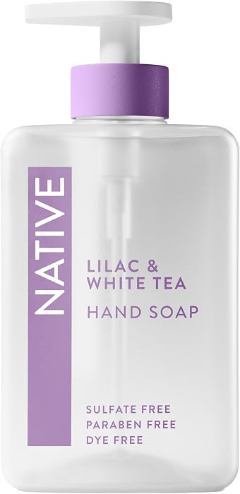 Native Liquid Hand Soap, Lilac & White Tea Scent, Non-Drying Formula for Soft, Smooth Hands, Made... | Amazon (US)