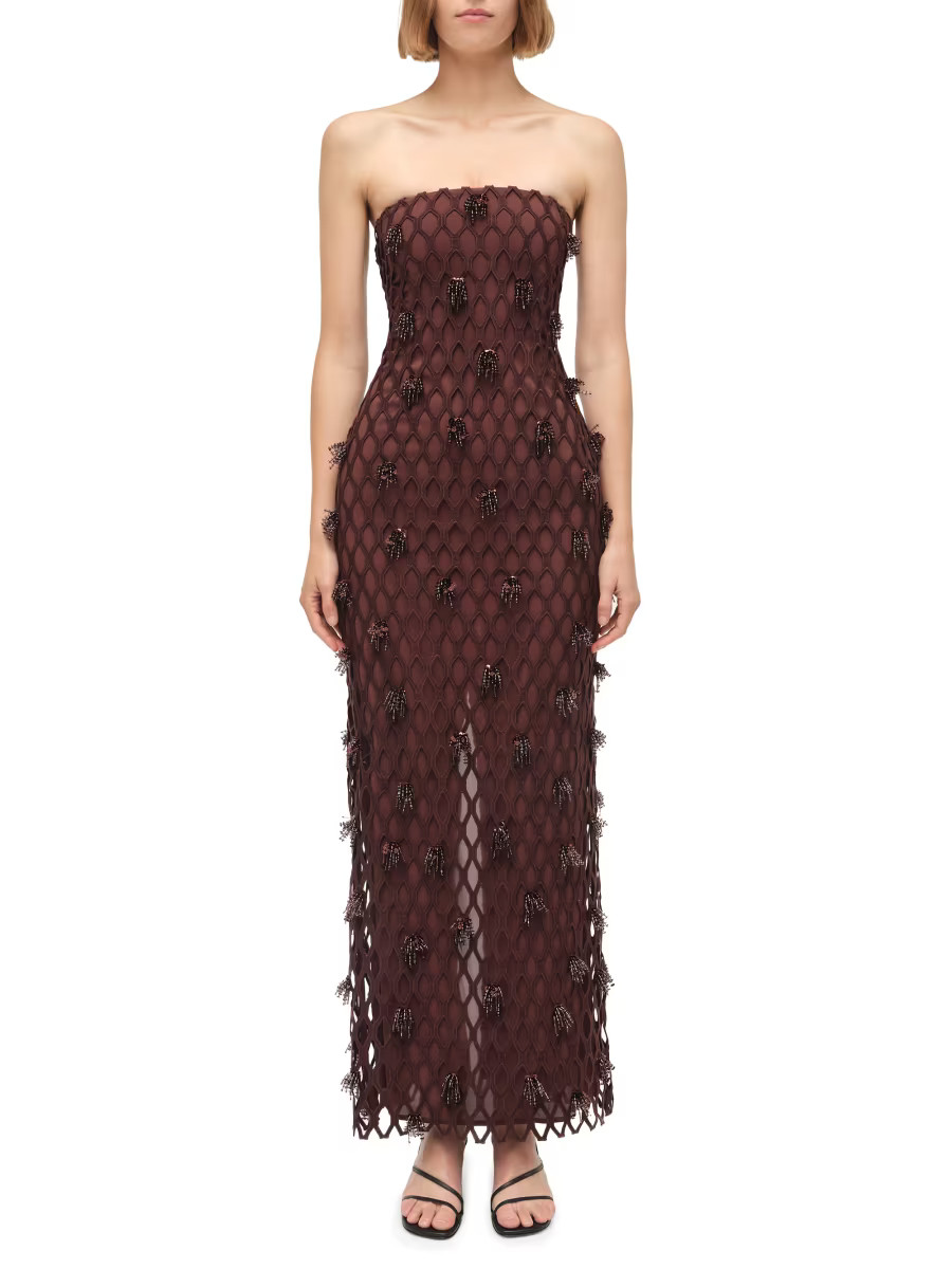 Iridessa Beaded Fishnet Gown | Saks Fifth Avenue