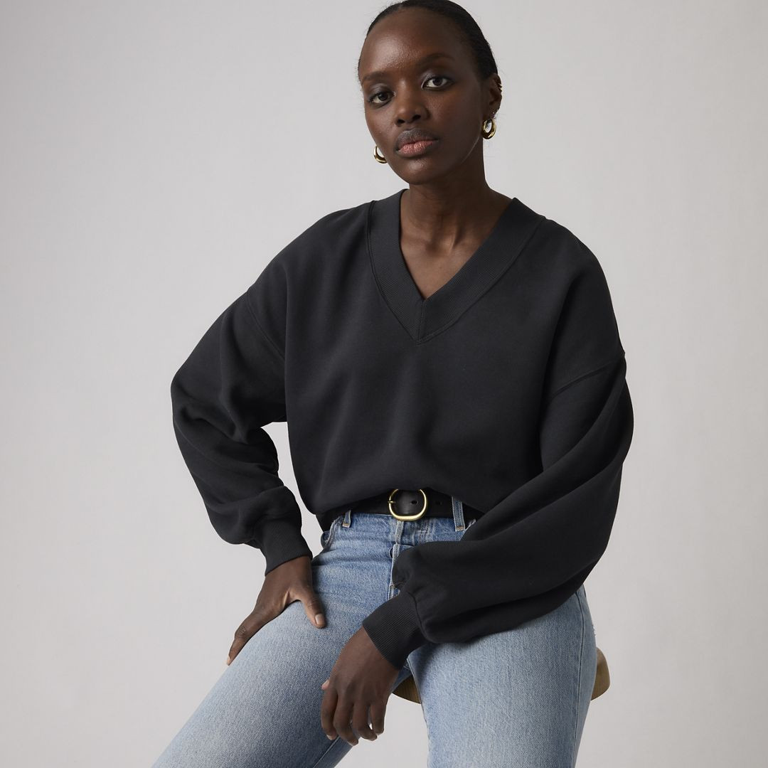 Levi's Vintage V-Neck Sweatshirt - Women's M | Levi's US