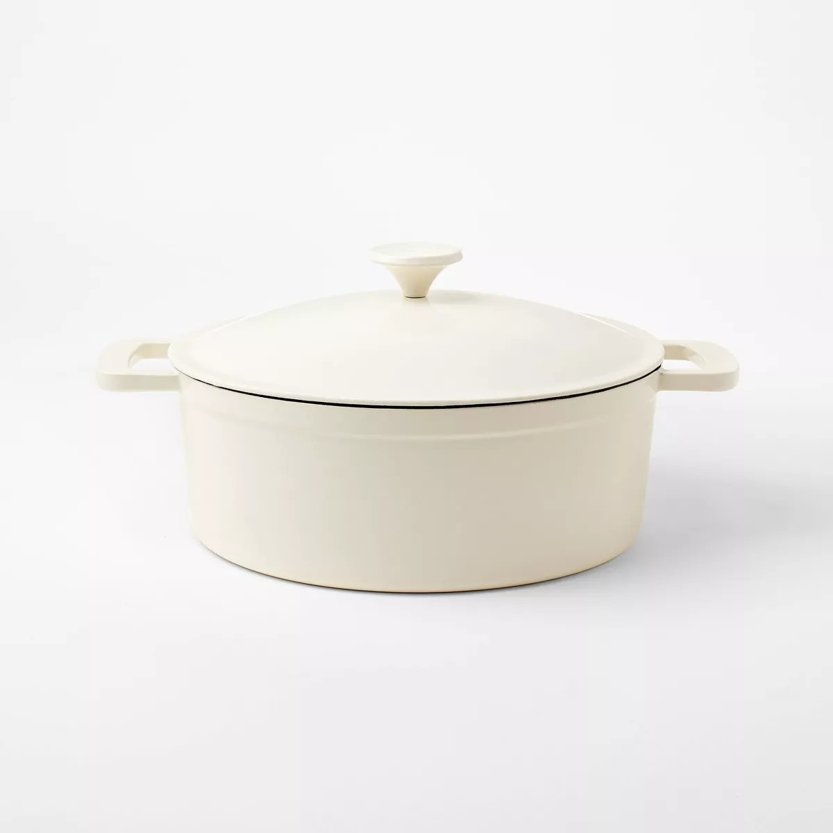 5.5qt Enamel Dutch Oven Cream - Figmint™ | Target