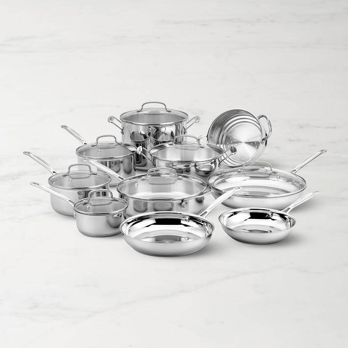 Cuisinart Chef's Classic Stainless-Steel 17-Piece Cookware Set | Williams-Sonoma