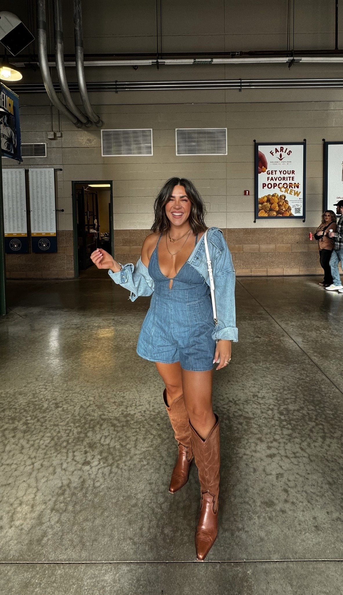 It's back! And in more colors/washes!Seriosuly the most flattering country concert outfit, Coachella, festival outfit, midsize concert style! Size L for me me :)

#LTKFestival #LTKMidsize #LTKootd