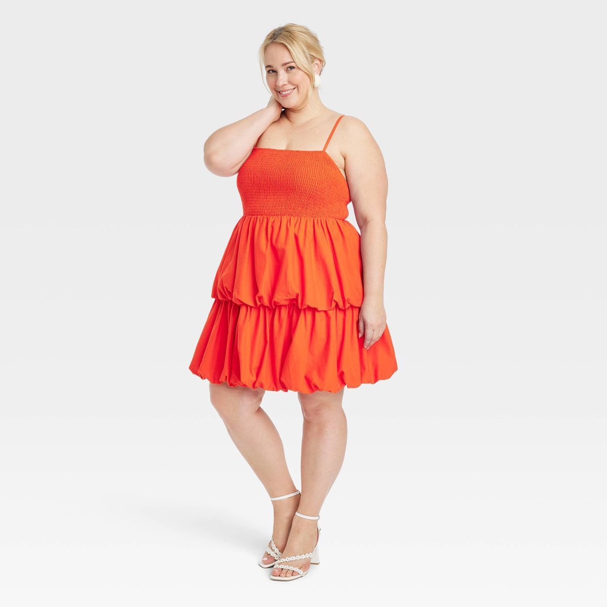 Women's Mini Bubble Dress - A New Day™ Red 2X | Target