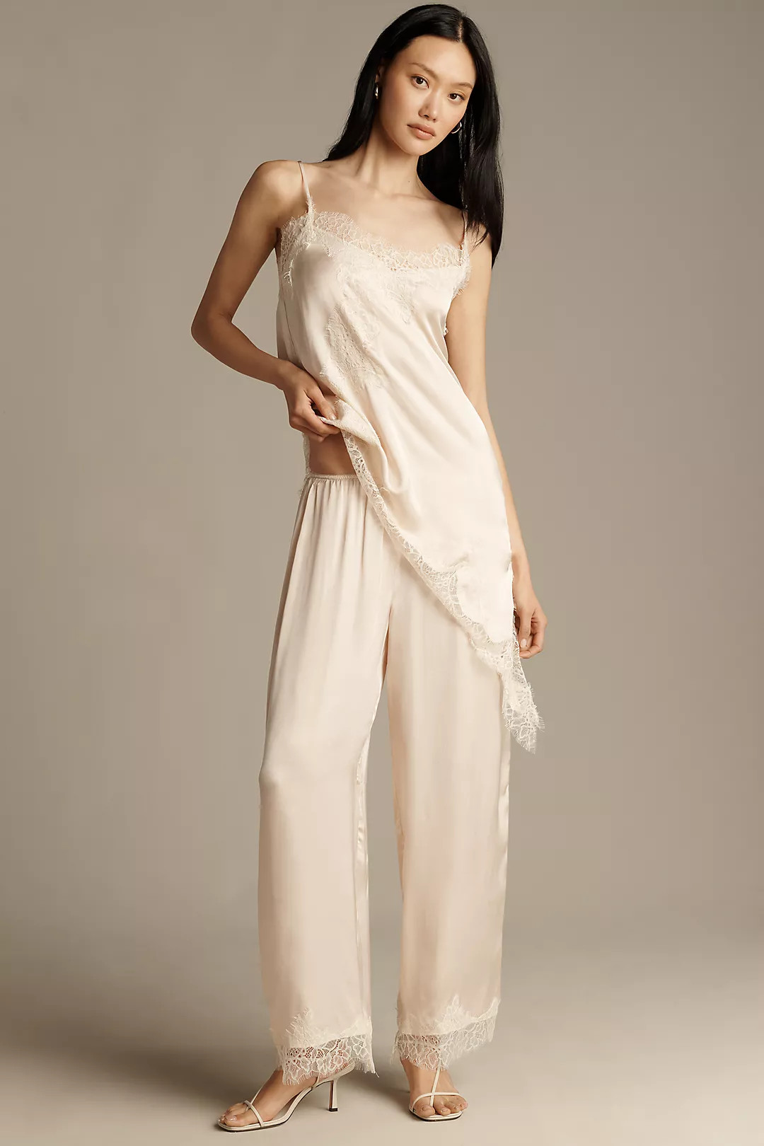 LyreBird Heirloom Lace Wide-Leg Pants | Anthropologie (US)