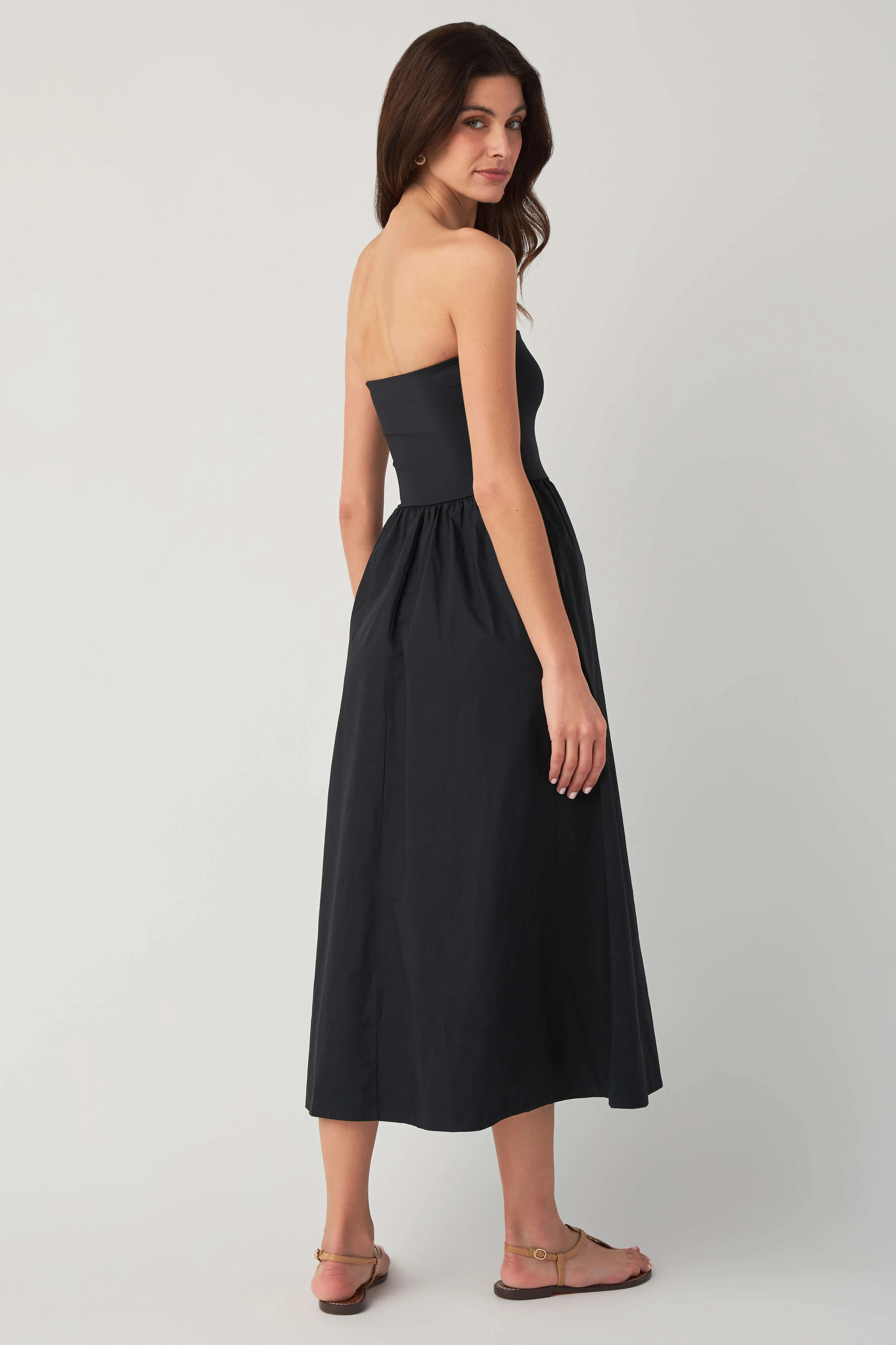 Z Supply Sunsought Strapless Midi Dress | Social Threads