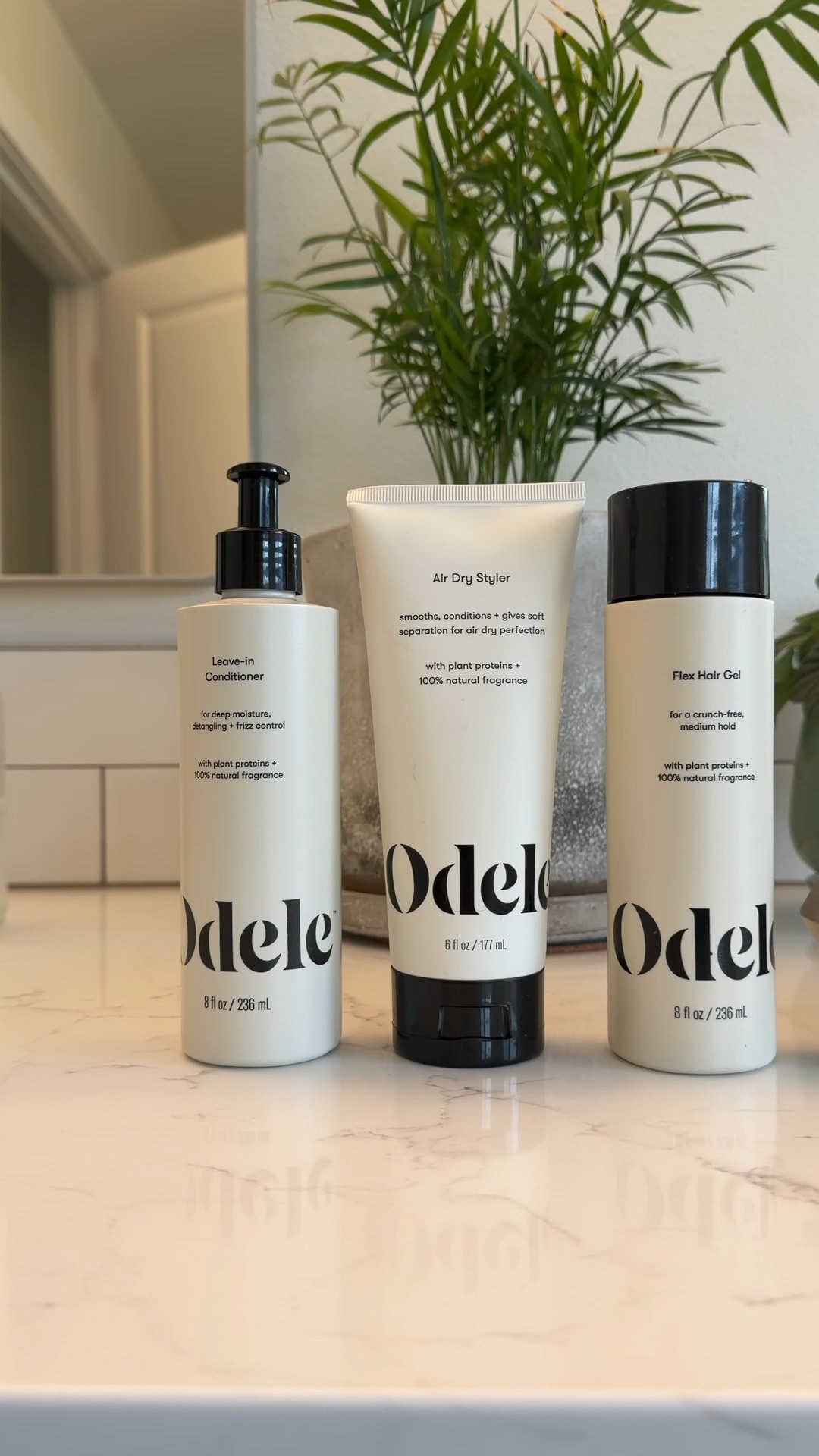 My favorite hair products right now and these are the ones I actually use and love 🤍✨ The Blake Brown All-In-Wonder Leave-In Potion in Bergamot Woods, Olaplex No. 7 Bonding Oil for high shine, Olaplex No. 6 Bond Smoother leave-in styling treatment, Odele Flex Hair Gel for flexible hold, Odele Air Dry Styler no-heat styling gel to smooth frizz, and Odele Vegan Leave-In Conditioner. If you are looking to upgrade your hair care routine these are the products worth investing in right now. The Olaplex duo is a forever staple, the Blake Brown leave-in smells incredible, and the Odele line is so good for air drying without frizz. Everything is linked! 

 #LTKSeasonal #LTKOver40 #LTKBeauty