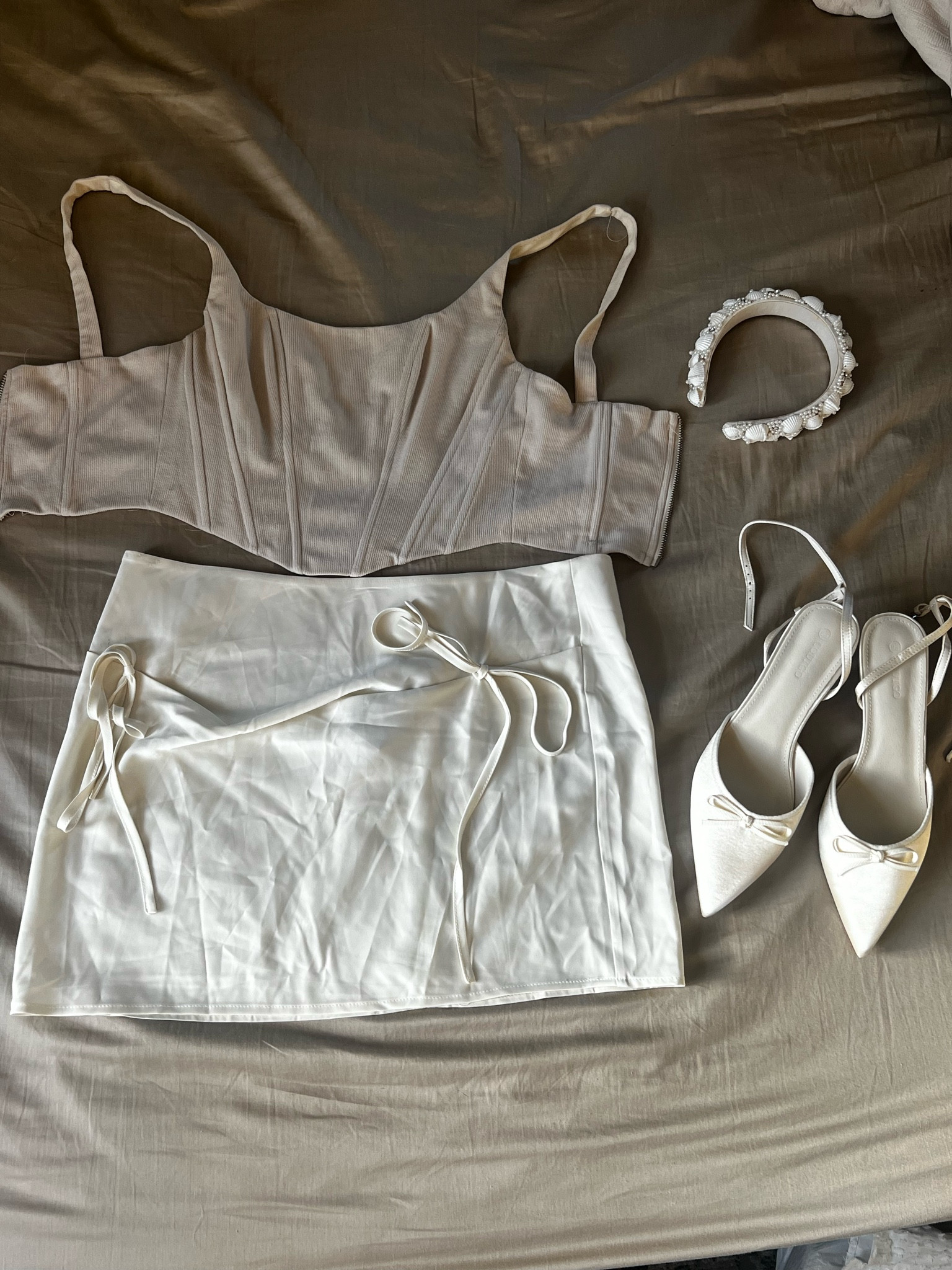 Bach heels and seashell headband!!! 

#LTKParties #LTKWedding #LTKBeauty