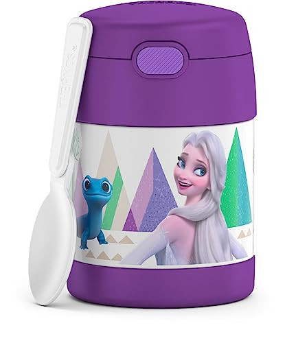 Thermostat Kids Vacuum Insulated Food Jar with Spoon, 10 Ounce, Stainless Steel, Frozen 2 | Amazon (US)
