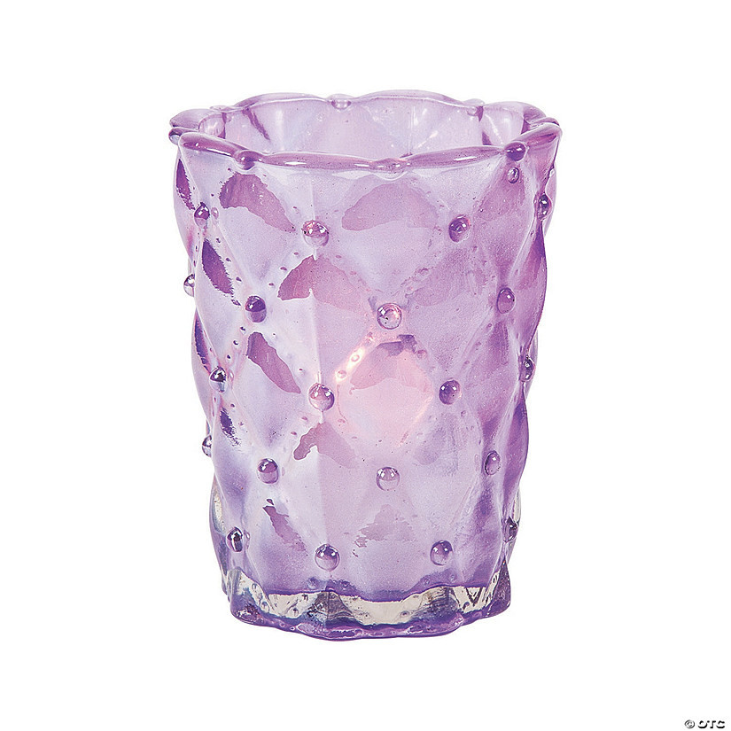 Purple Decorative Votive Candle Holders - 6 Pc. | Oriental Trading Company