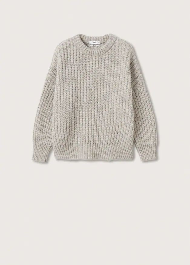 Knitted braided sweater | MANGO (US)