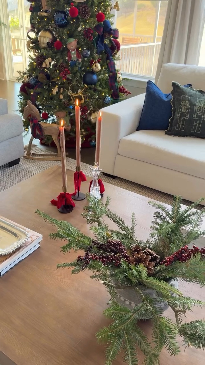 Styling your rectangular coffee table?
Divide it into 4 zones and mix height, personality, and functionality like this.👇

#homestylingtips #coffeetabledecor #decorideas

#LTKHome #LTKSeasonal #LTKHoliday